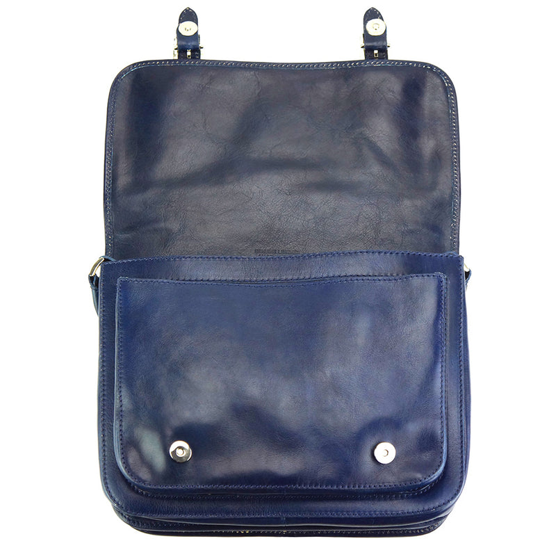 Palmira Leather Messenger Bag-2