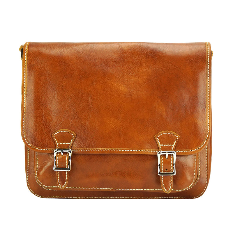 Palmira Leather Messenger Bag-31