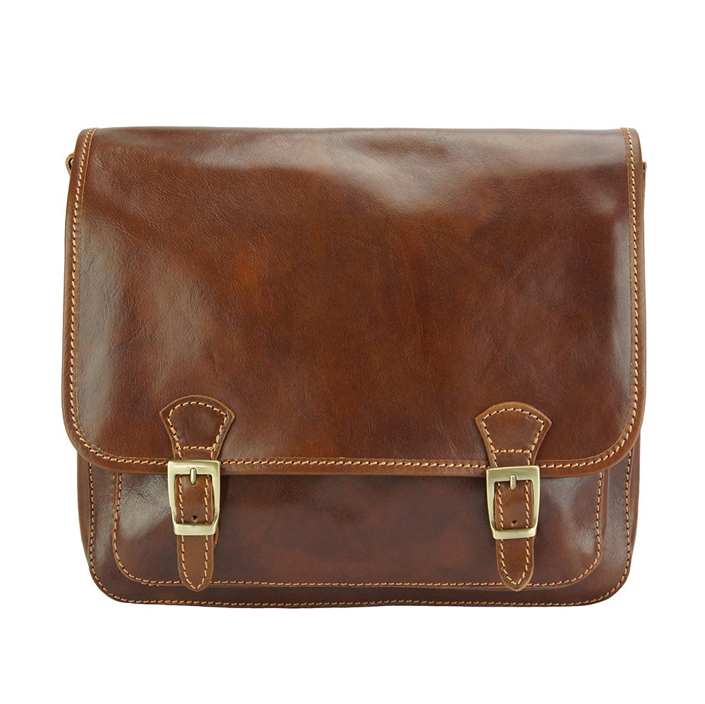 Palmira Leather Messenger Bag-32