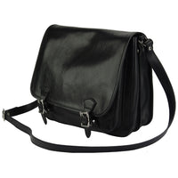 Palmira Leather Messenger Bag-16