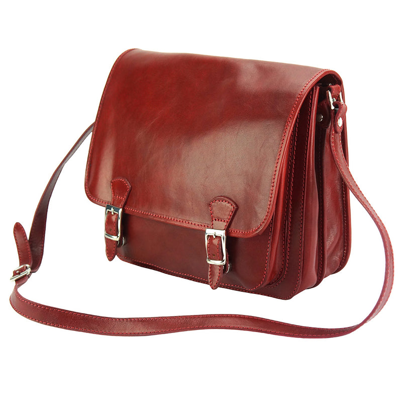 Palmira Leather Messenger Bag-21