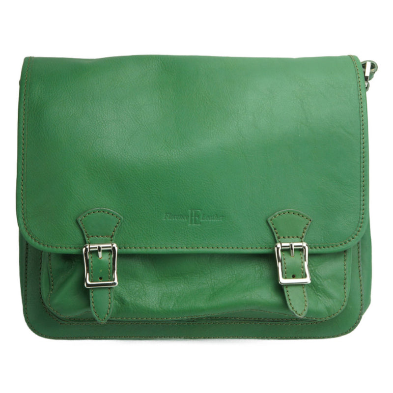 Palmira Leather Messenger Bag-36