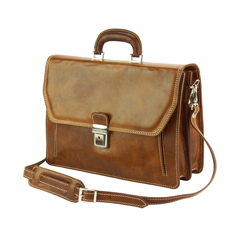 Sergio leather Mini briefcase-14