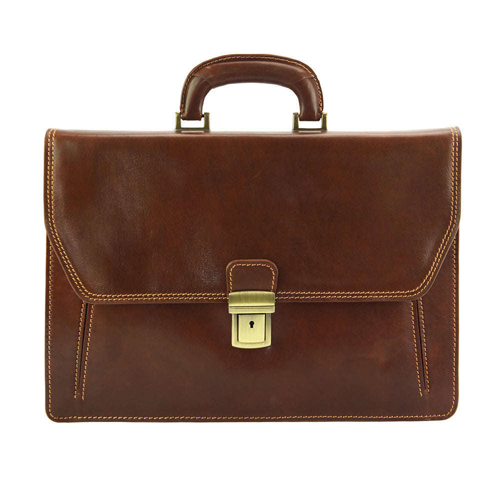 Sergio leather Mini briefcase-36