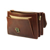 Sergio leather Mini briefcase-3