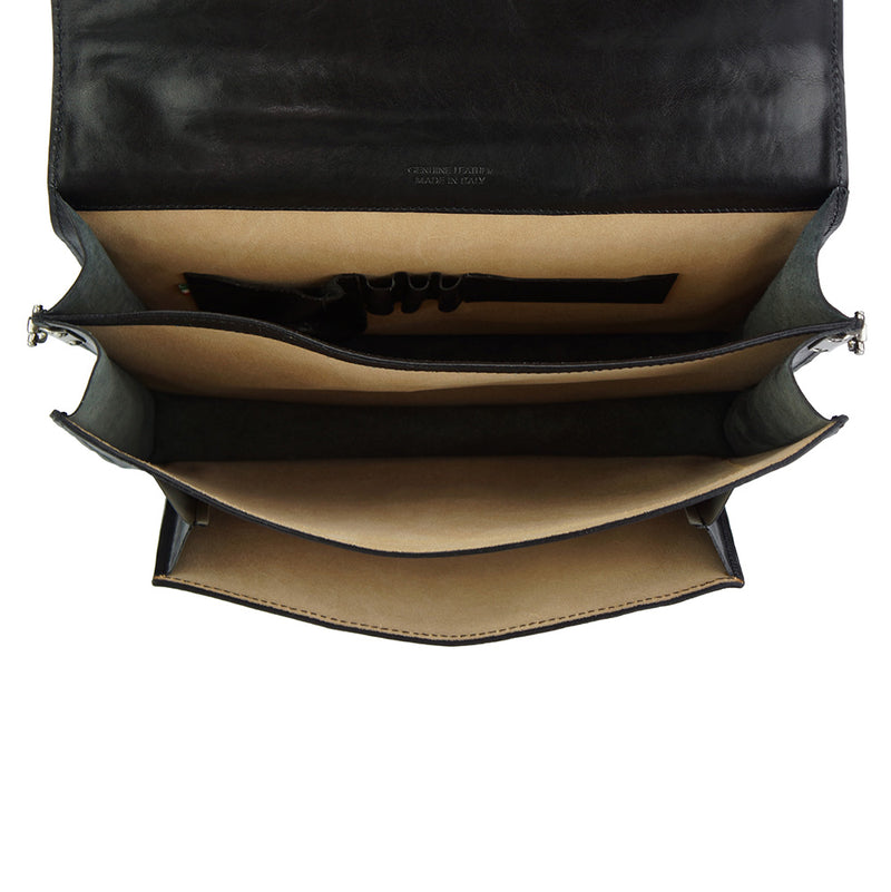 Sergio leather Mini briefcase-22