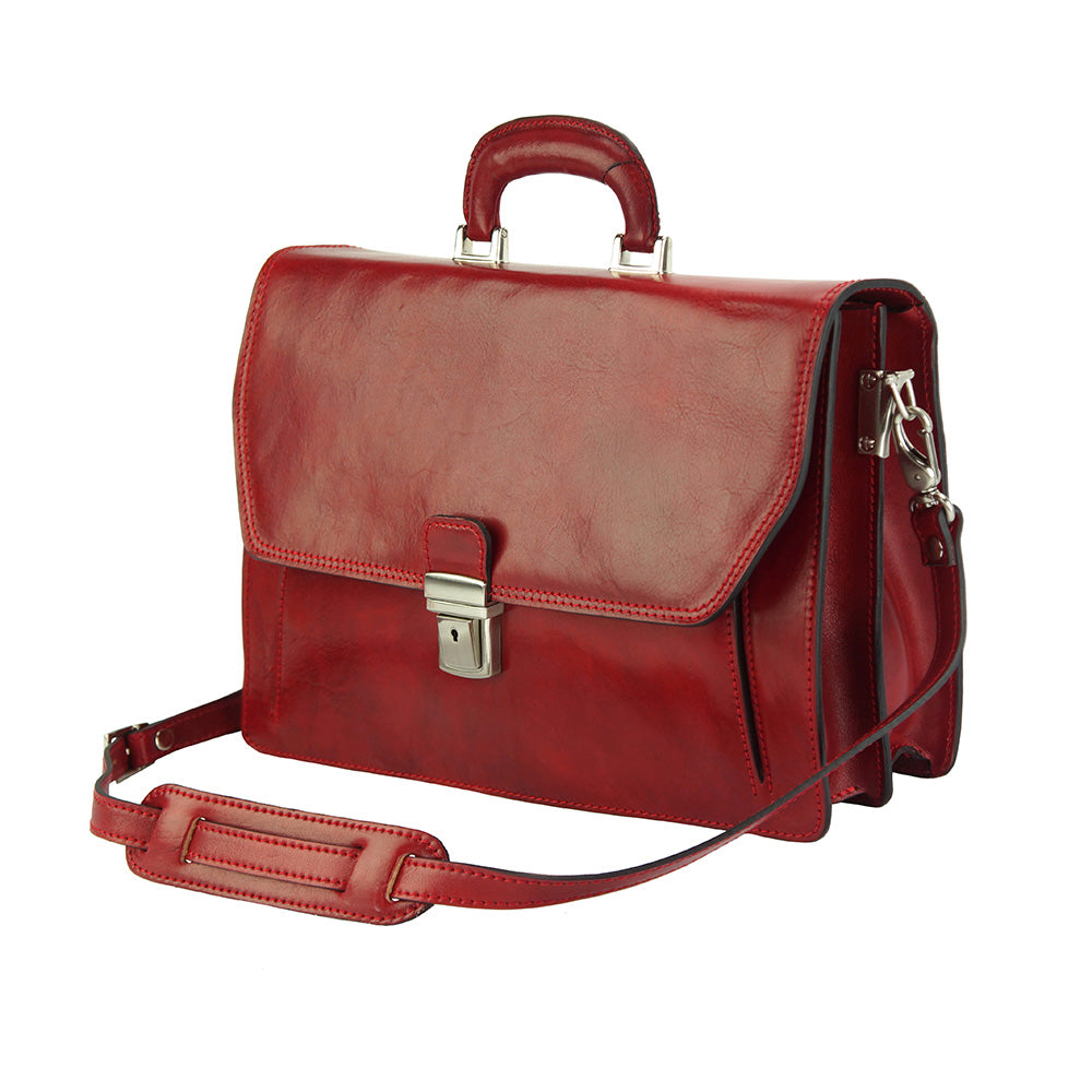 Sergio leather Mini briefcase-26