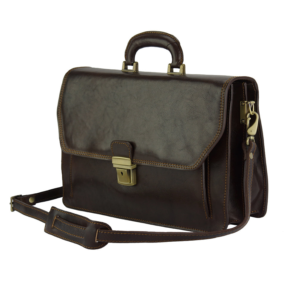 Sergio leather Mini briefcase-32