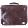 Leather briefcase with two compartments-26