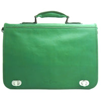 Leather briefcase with two compartments-28