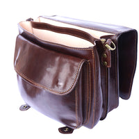 Leather briefcase with two compartments-31