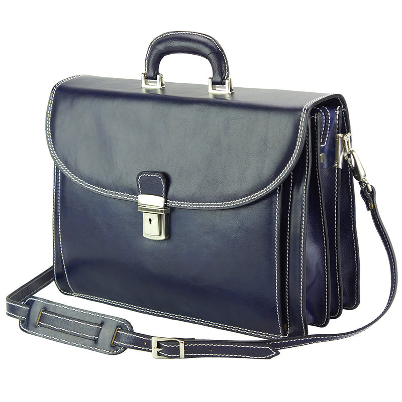 Filippo Leather Business Briefcase-8