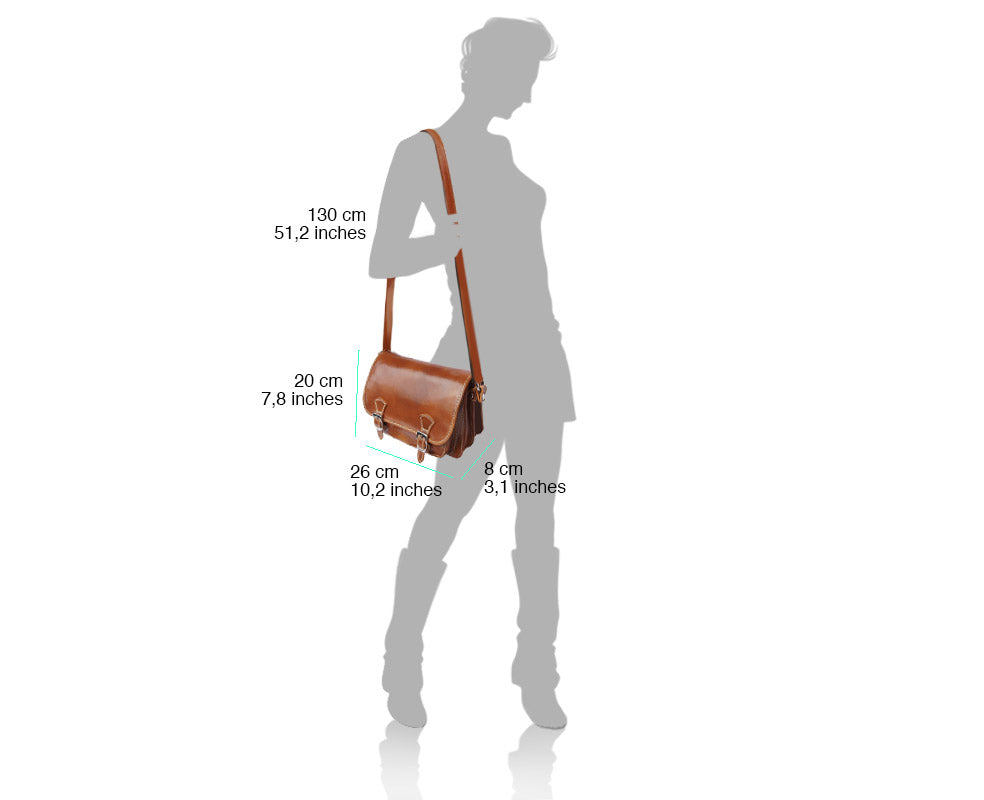 Mini leather messenger bag-5