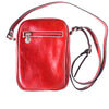 Small travel bag with shoulder strap in genuine cow leather-0