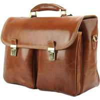 Andrea Leather Business briefcase-6