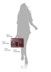 Andrea Leather Business briefcase-5