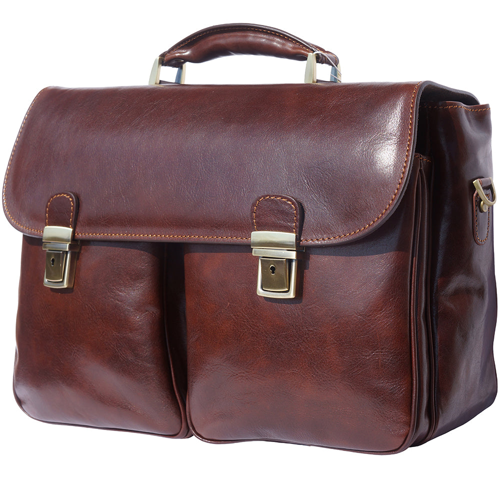 Andrea Leather Business briefcase-0