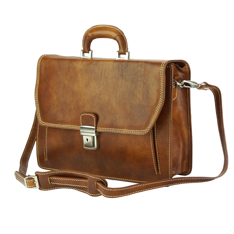 Corrado Leather Briefcase-11