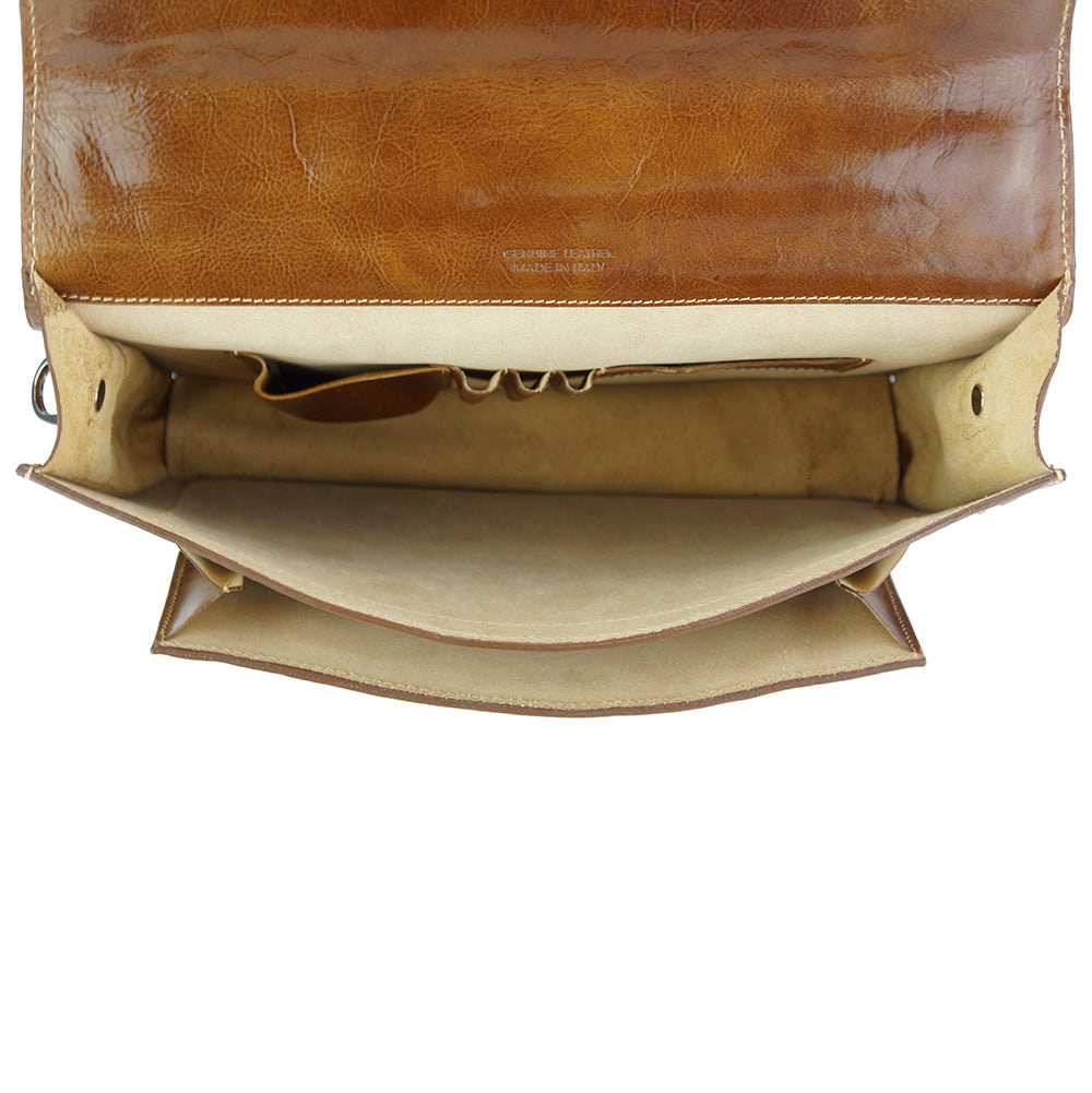 Corrado Leather Briefcase-13