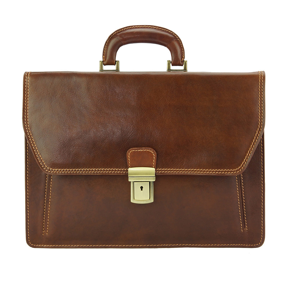 Corrado Leather Briefcase-33