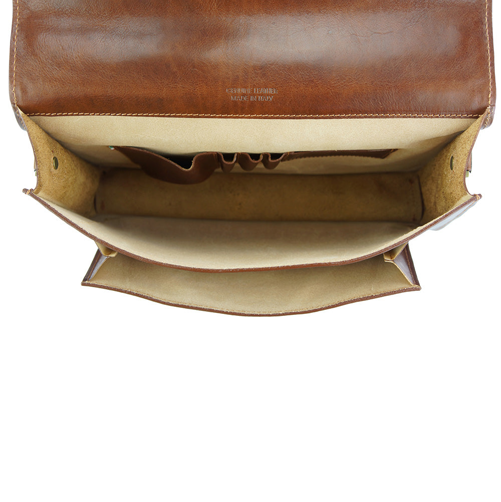 Corrado Leather Briefcase-18