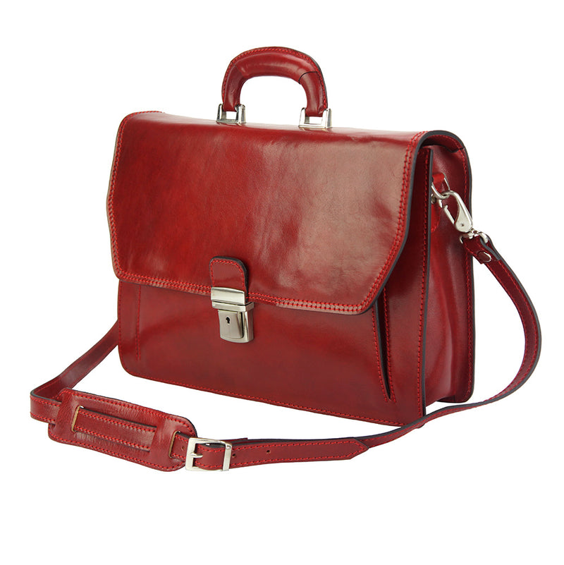 Corrado Leather Briefcase-21