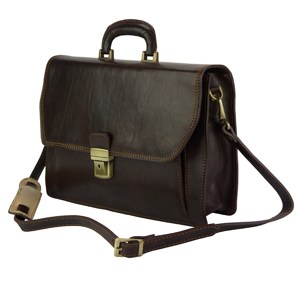 Corrado Leather Briefcase-26