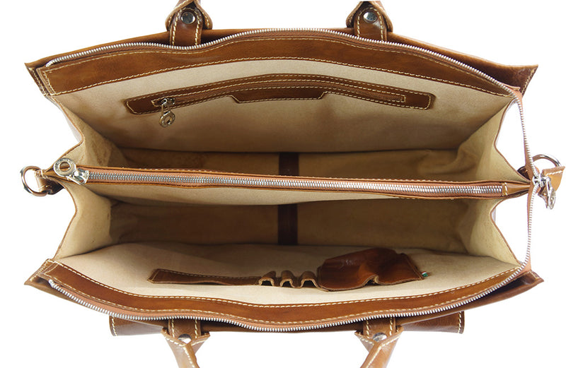 Donato leather Briefcase-16