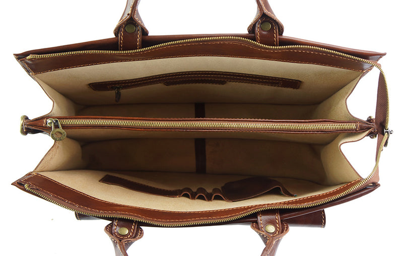 Donato leather Briefcase-22