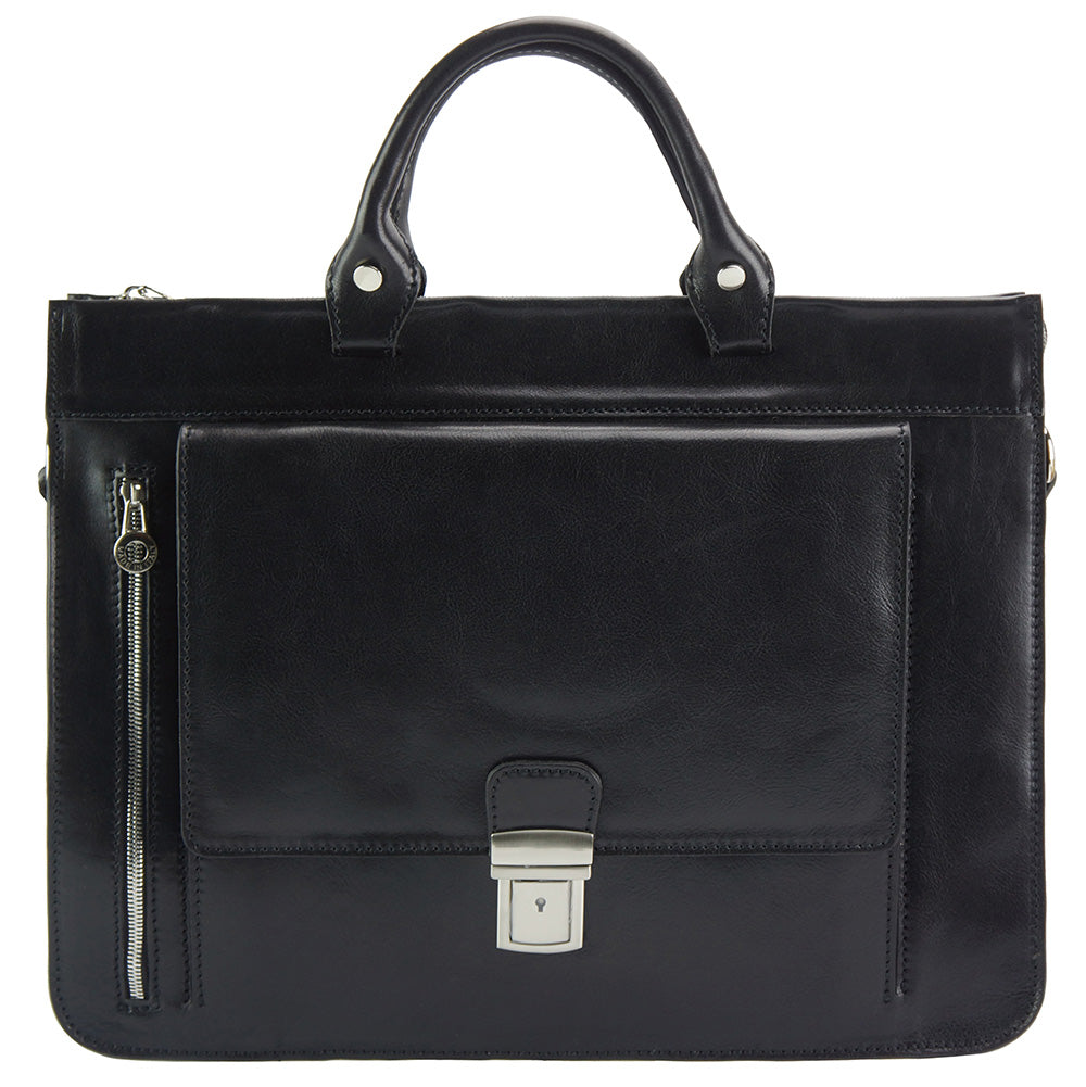 Donato leather Briefcase-40