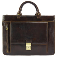Donato leather Briefcase-36