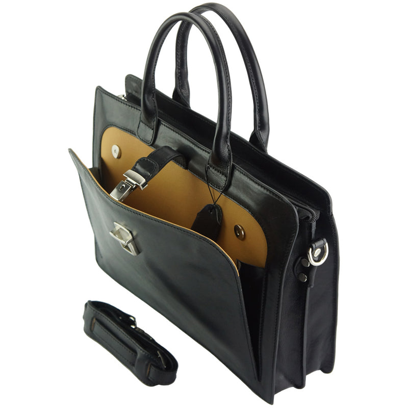 Giacinto leather business bag-1