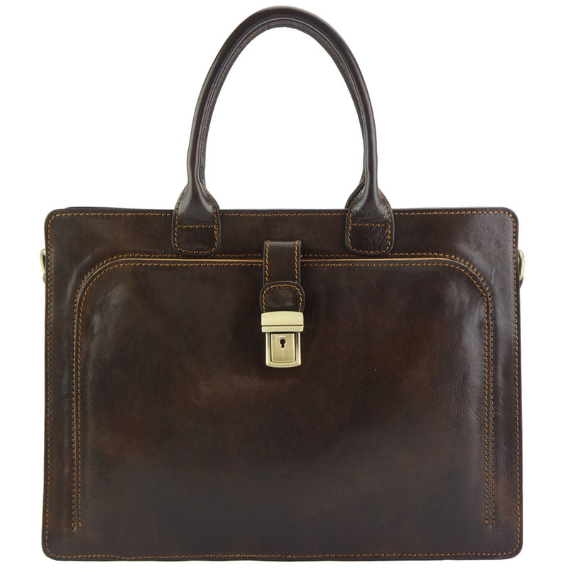 Giacinto leather business bag-19