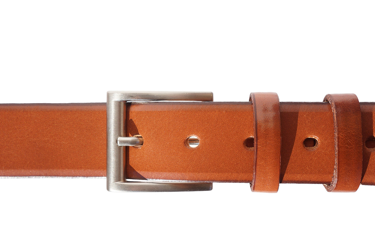 Diego Toscani Leather belt in Tan