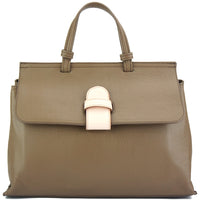 Donatella GM leather Handbag-18