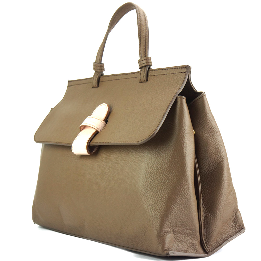 Donatella GM leather Handbag-0