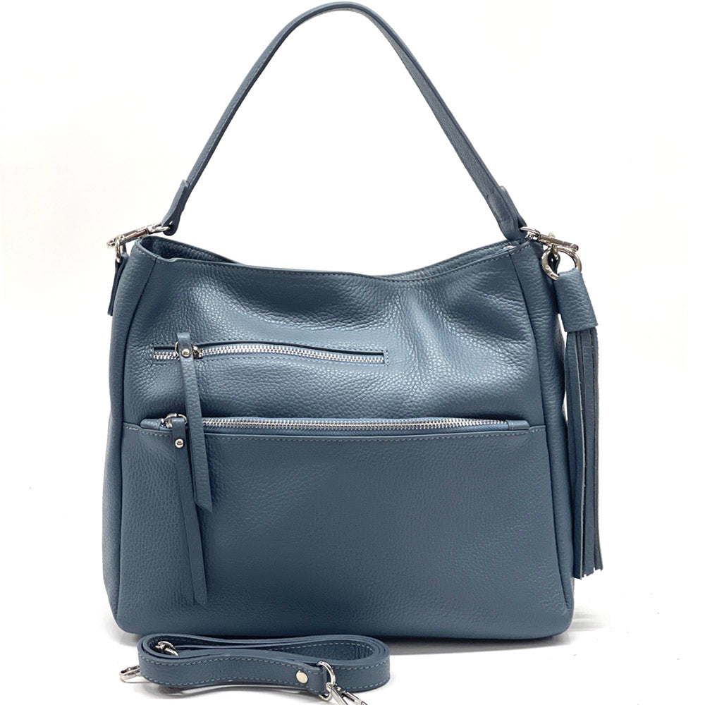 Evelyn leather shoulder bag-29