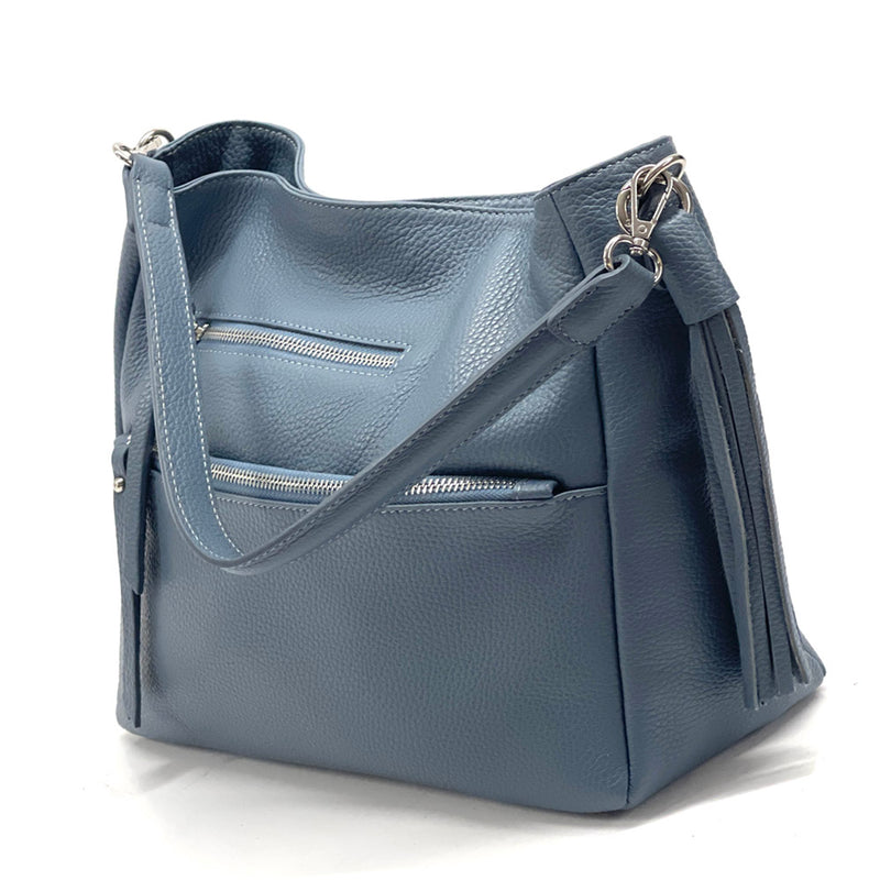 Evelyn leather shoulder bag-14