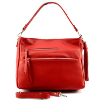 Evelyn leather shoulder bag-22