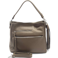 Evelyn leather shoulder bag-23