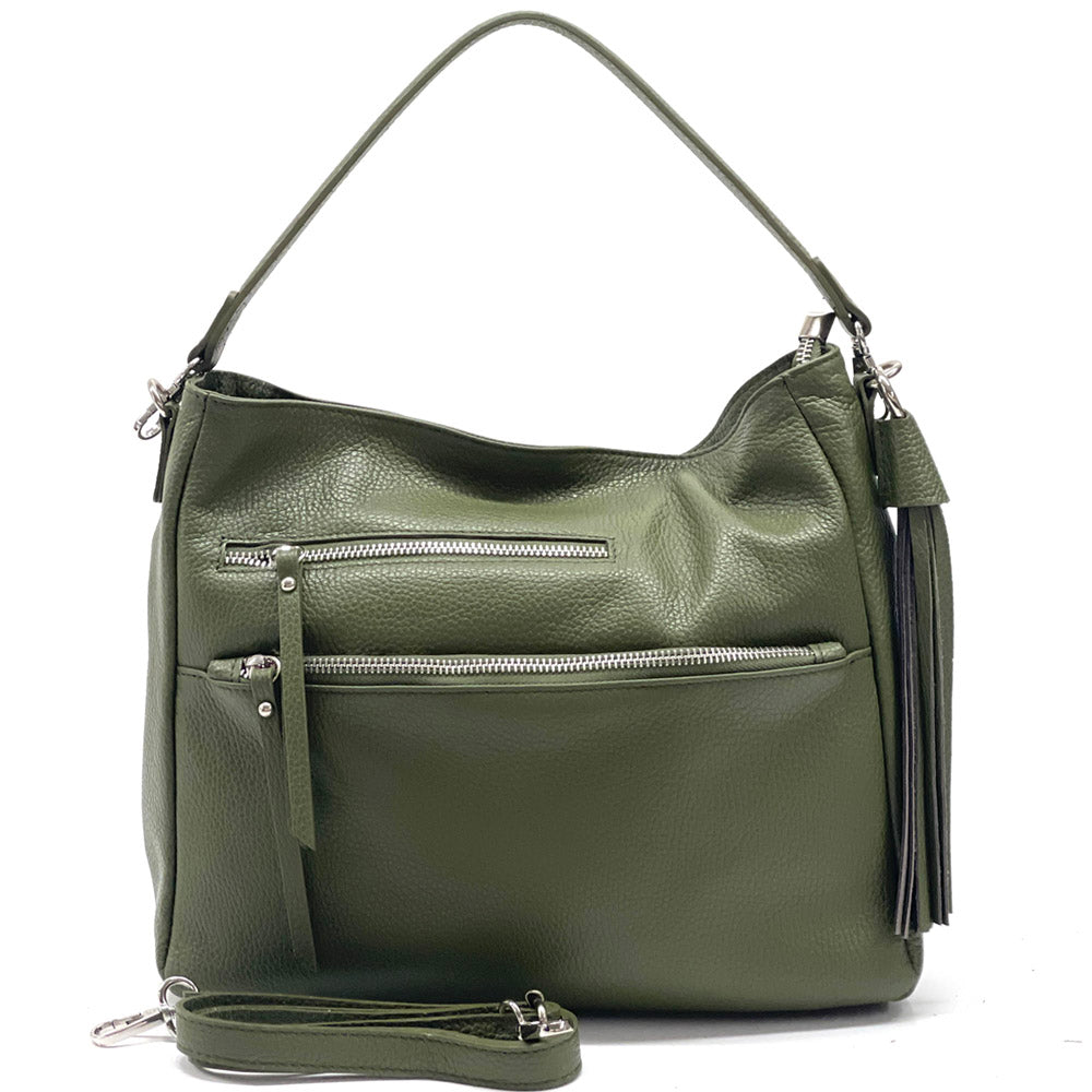 Evelyn leather shoulder bag-28