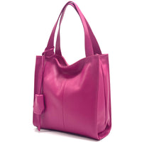 Zoe leather shoulder bag-5