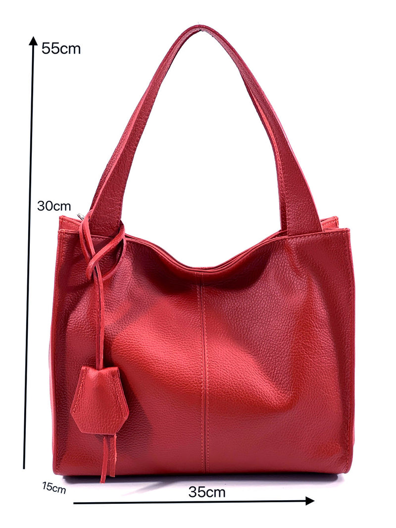 Zoe leather shoulder bag-9