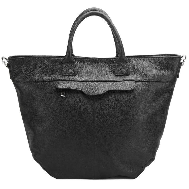 Raffaella leather tote bag-10