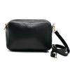 Anita Vera Pelle Italian Leather Crossbody Bag in Black - Luxurious Italian craftsmanship for everyday elegance.