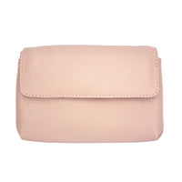 Smart Crossbody Bag in Pink Leather