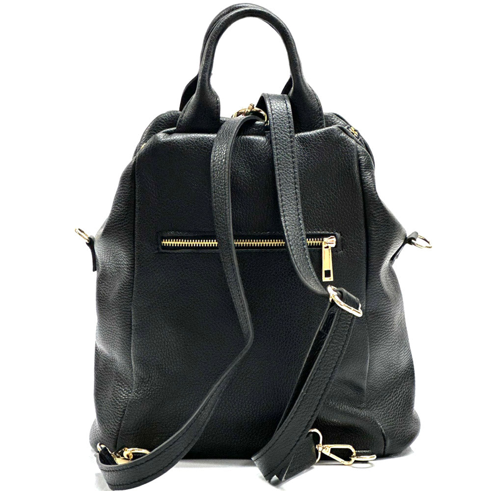 Unisex leather backpack-15