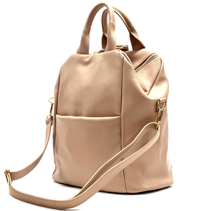Unisex leather backpack-16