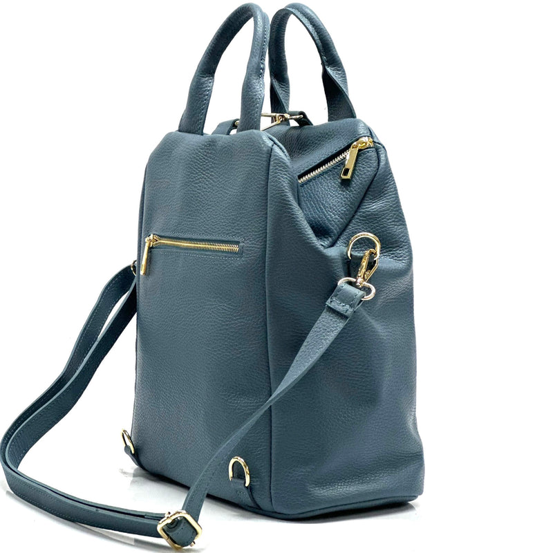 Unisex leather backpack-1