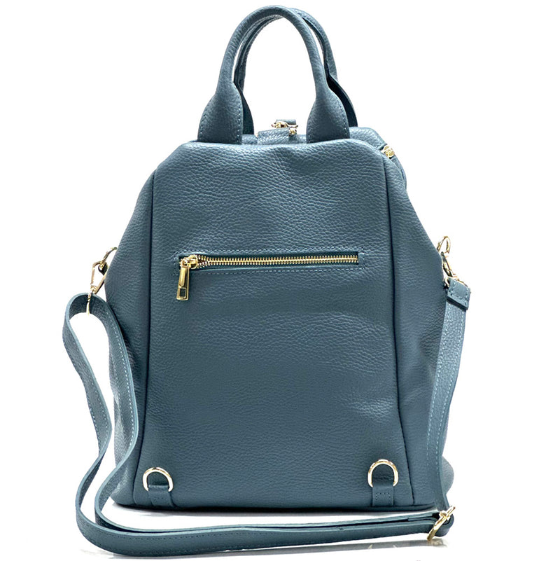 Unisex leather backpack-2